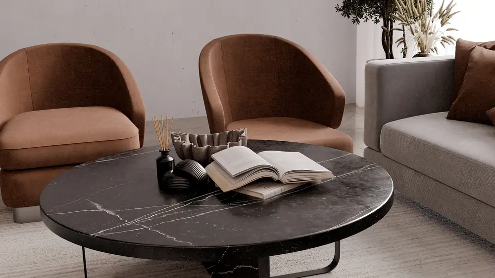 table basse en marbre